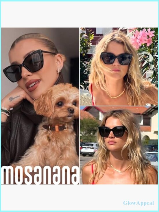 Oversized Cat Eye Sunglasses UV400 Protection Trendy main image 4